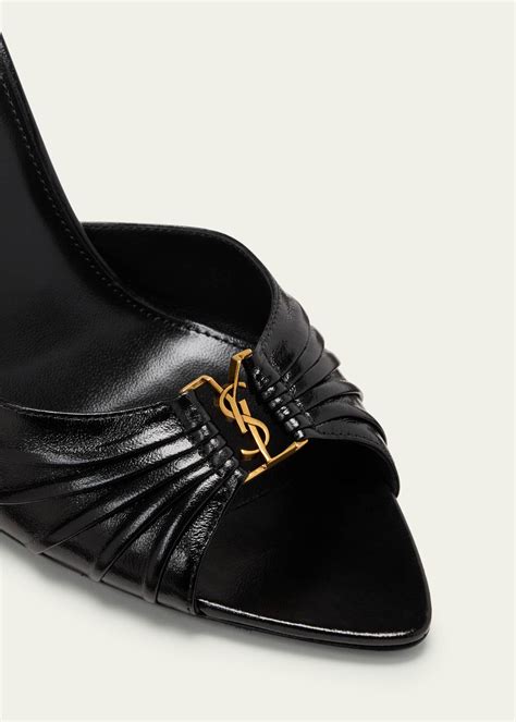 ysl lace up heels|ysl mules.